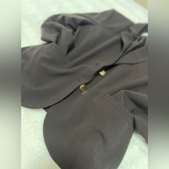Calvin Klein Women's Dark Brown Blazer - Picture 4 of 4